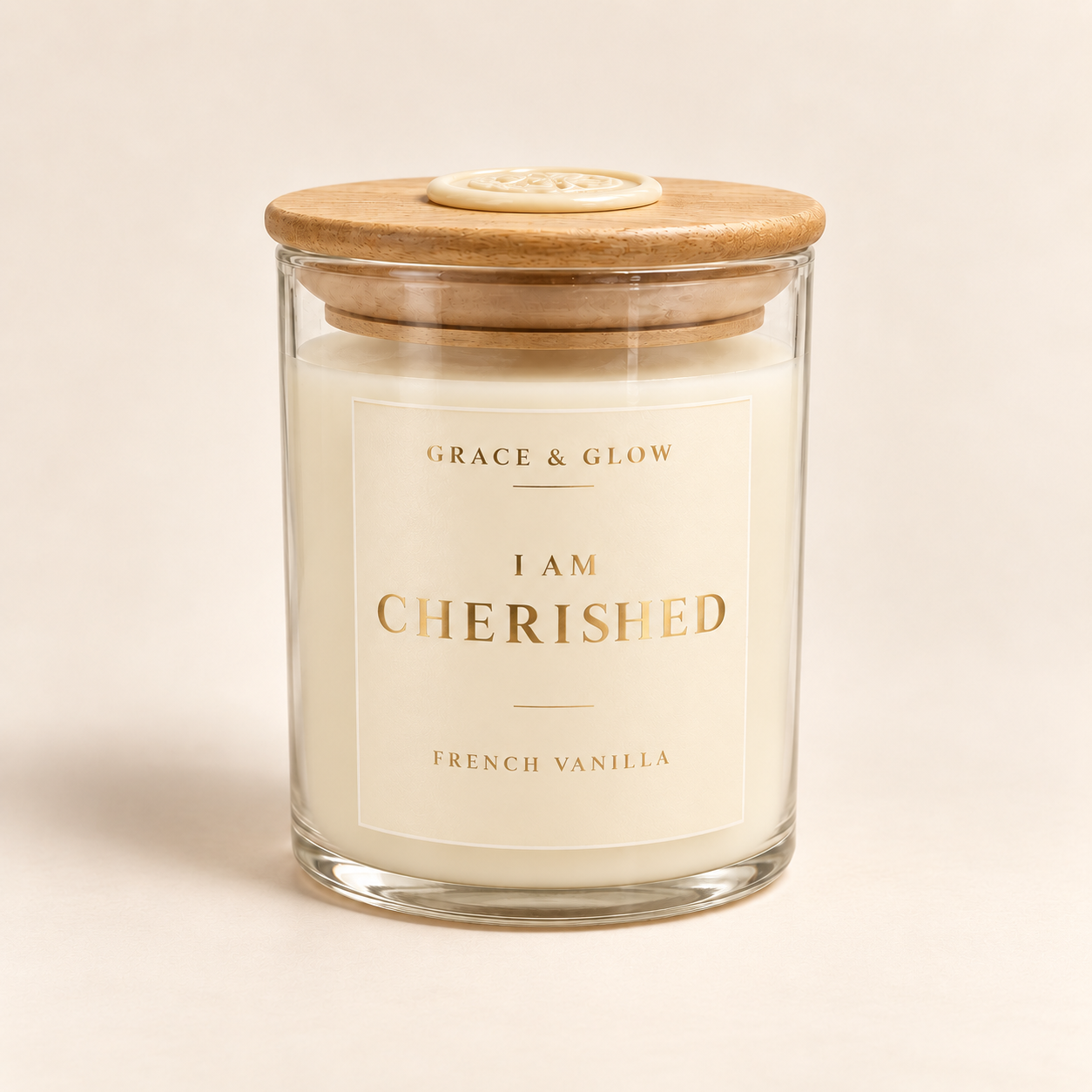 I Am Cherished French Vanilla candle