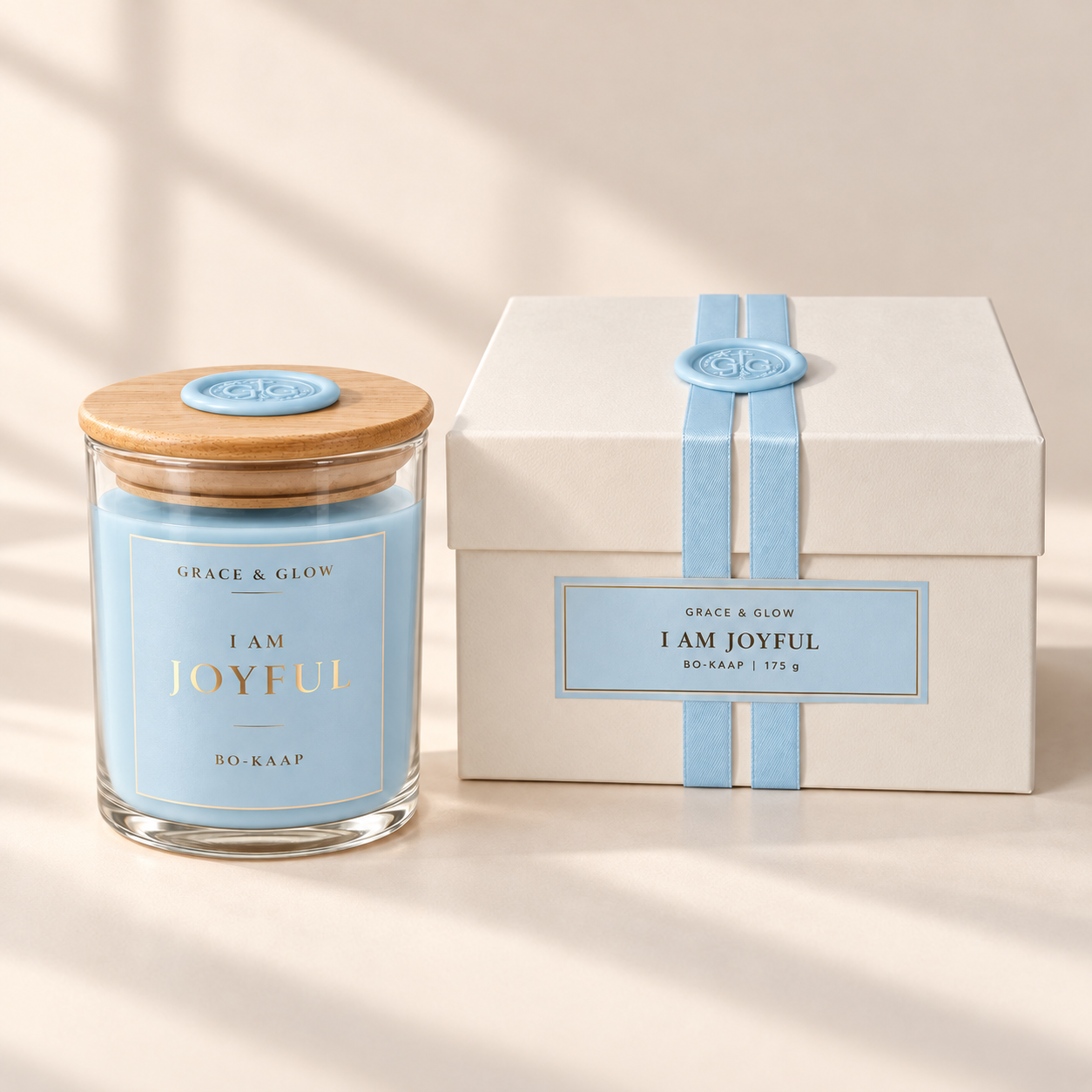 I Am Joyful Signature beside its gift box